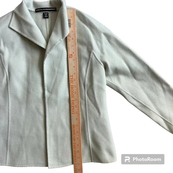 Linda Allard Ellen Tracy Wool Waterfall Style Jacket, Size 8P - Picture 4 of 8